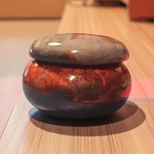 Small Multicolor Decorative Jar